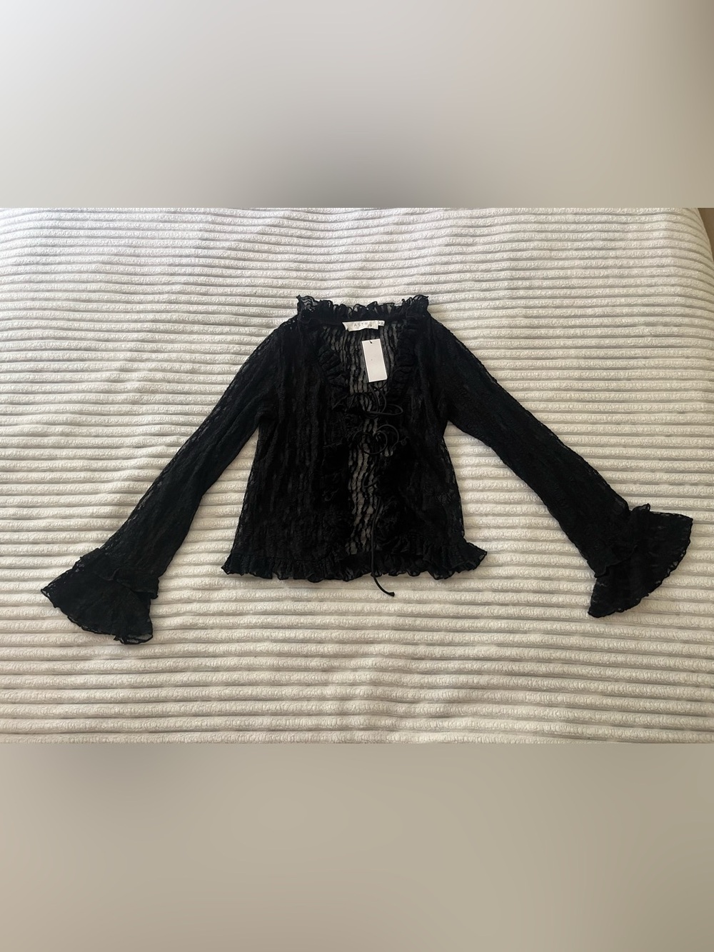 ASTR Black Lace Cardigan